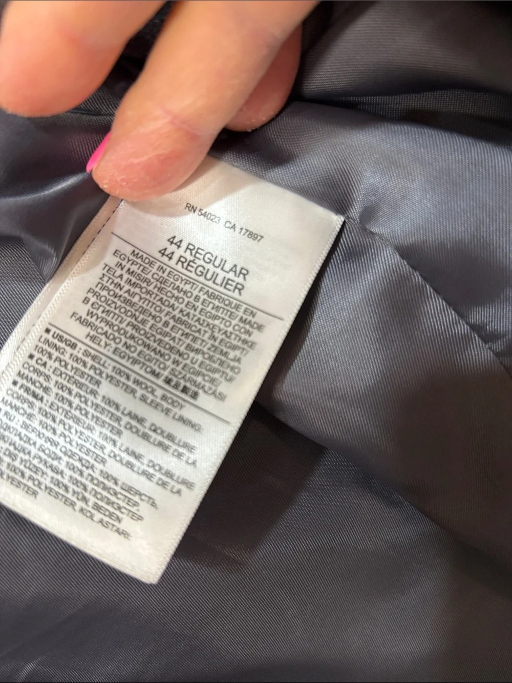 Banana Republic Men's Gray Single-Breasted Blazer - Classic Tailored 44R